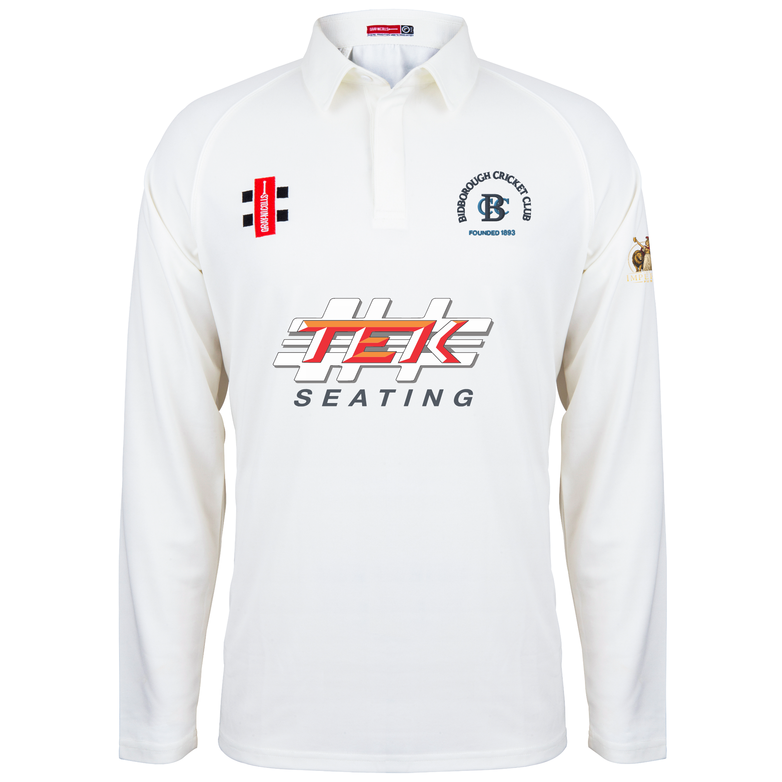 gray-nicolls-bidborough-cc-matrix-v2-maglia-manica-lunga-senior-avorio image 1