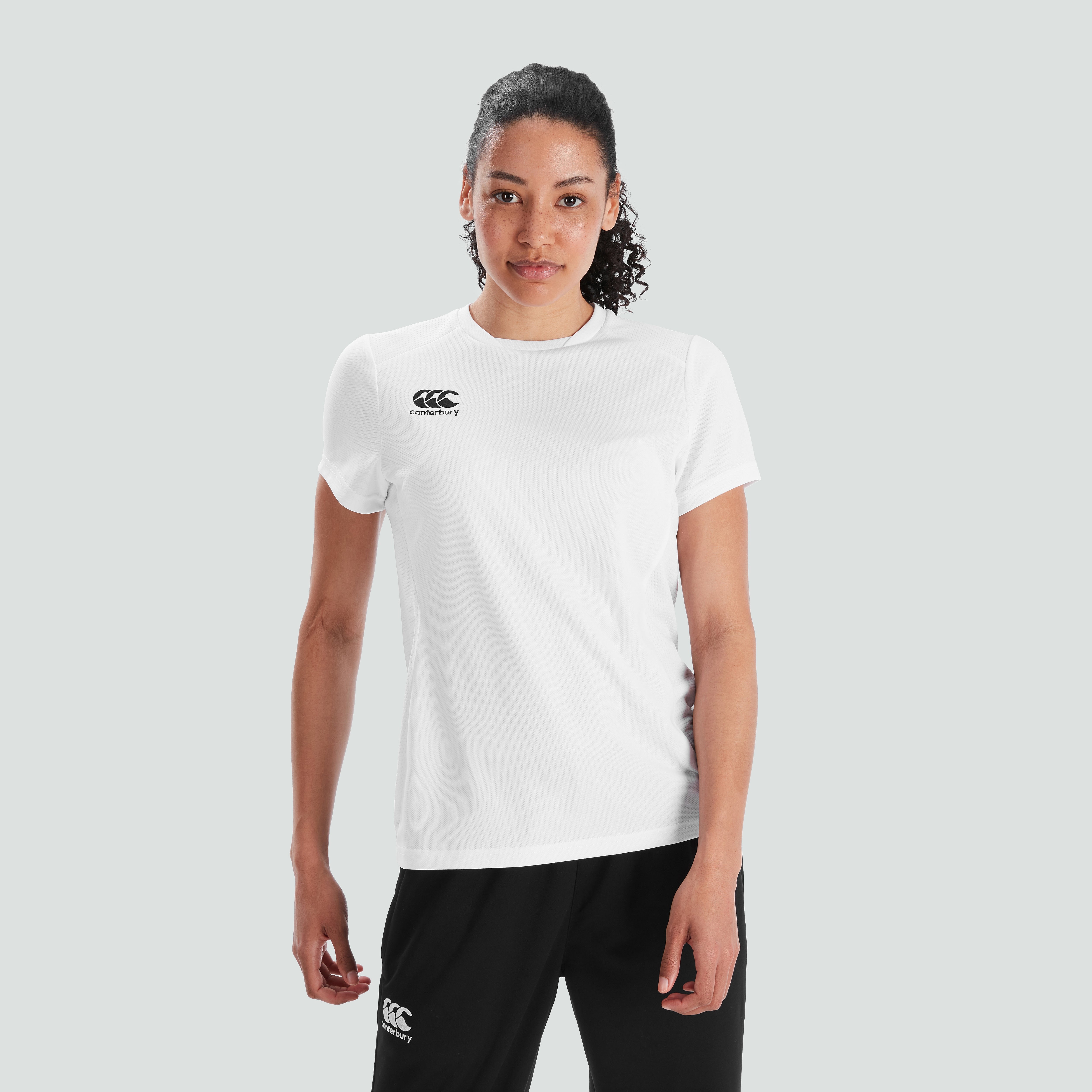 canterbury-club-dry-tee-donna-maglietta-rugby-bianca image 2