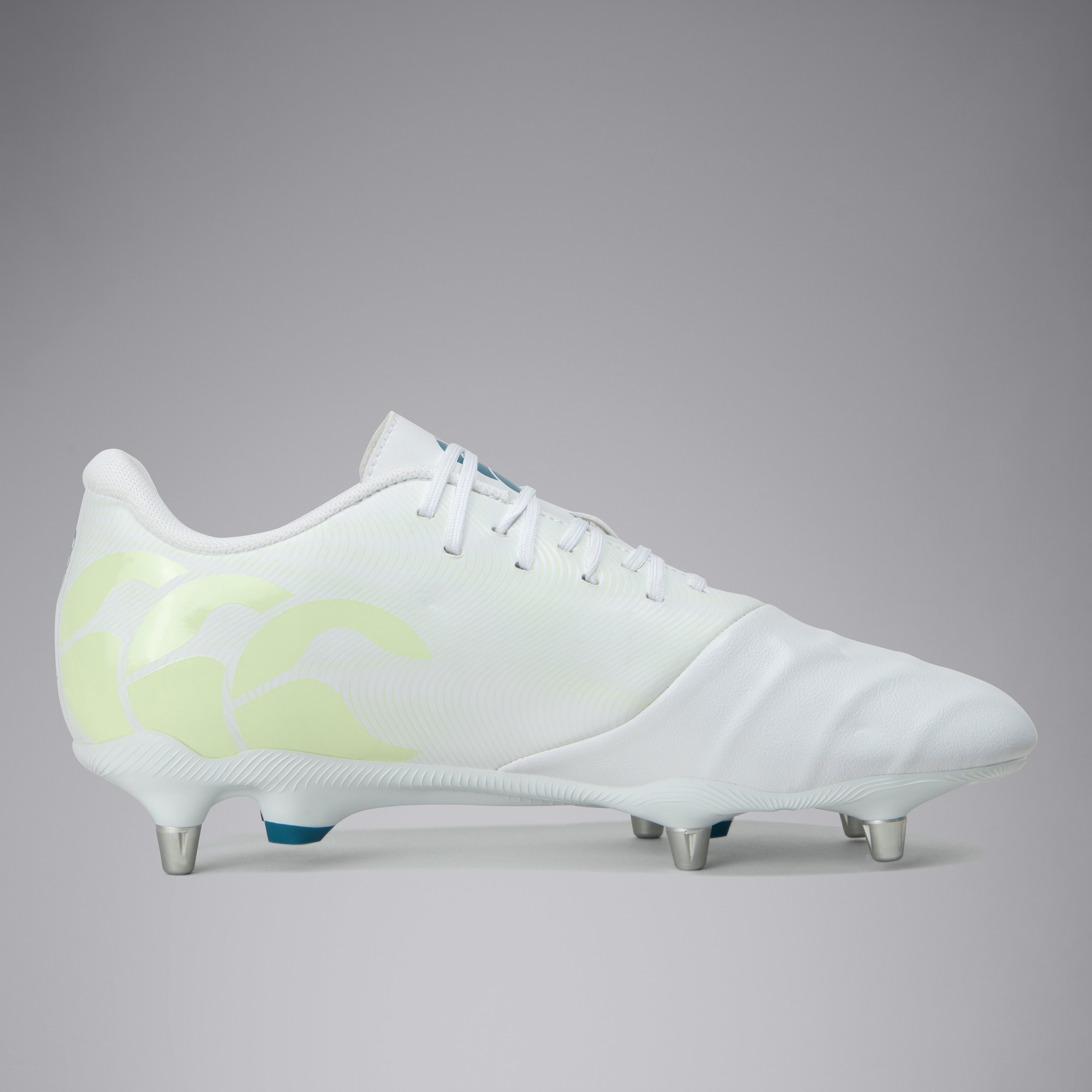 canterbury-phoenix-genesis-team-sg-adulto-white-yellow-scarpe-rugby image 2