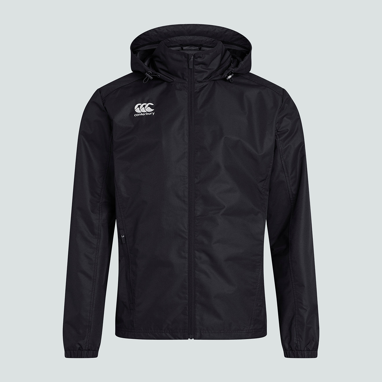 canterbury-club-vaposhield-giacca-antipioggia-uomo-nera-full-zip image 1