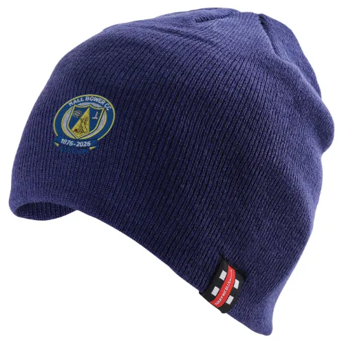 gray-nicolls-beanie-hat-senior-dark-navy-hall-bower-cc image 1