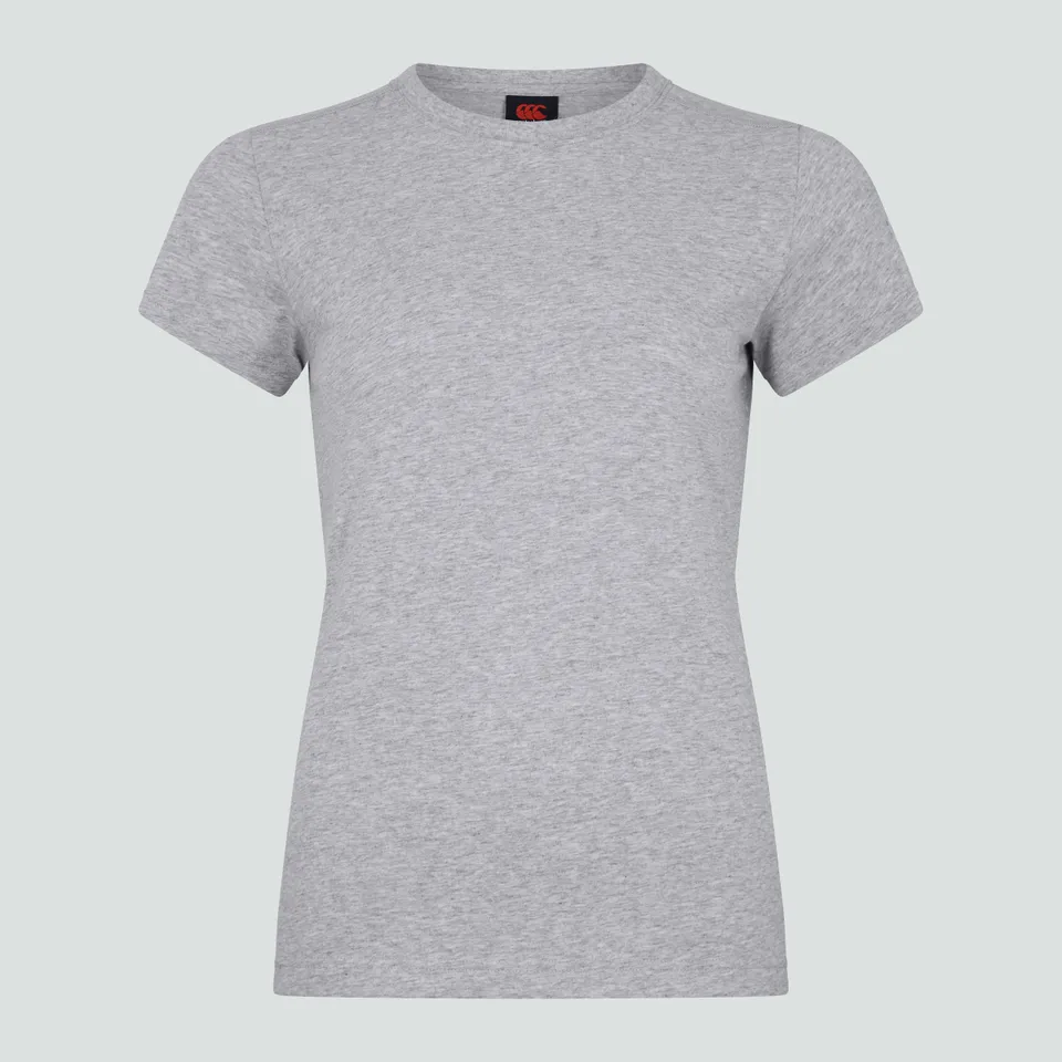 canterbury-club-plain-t-shirt-donna-grigia image 1