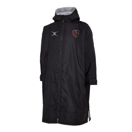 gilbert-rugby-all-weather-change-robe-giacca-senior-nera-celtic-rail-rfc image 1