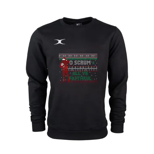 gilbert-rugby-maglione-natalizio-rugby-senior-nero image 1