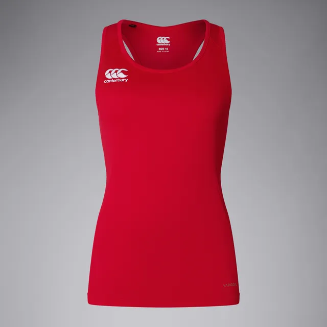canterbury-club-dry-canotta-racerback-donna-rosso image 1