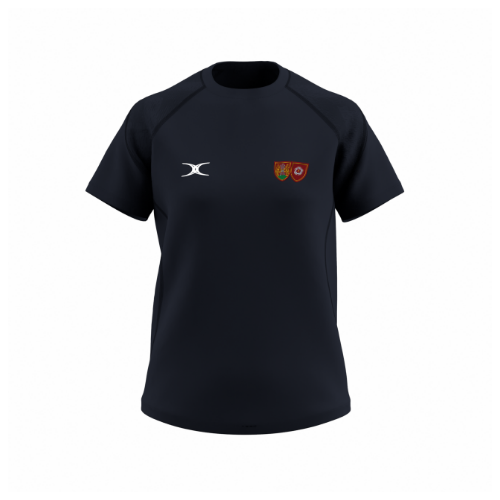 gilbert-rugby-old-northamptonians-ladies-rfc-maglietta-gts-manica-corta-blu-navy image 1