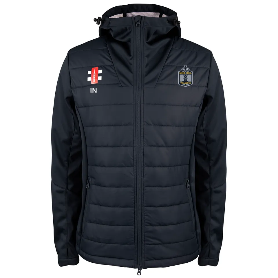 gray-nicolls-mill-hill-village-cc-pro-performance-giacca-allenamento-nera-senior image 1