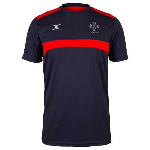 gilbert-rugby-photon-t-shirt-adulto-london-society-referees-blu-navy-rosso image 1