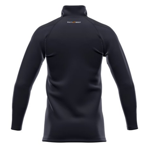 grays-thurrock-h-c-junior-pile-1-4-zip-gts-nero-per-bambini image 2
