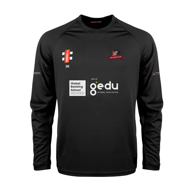 gray-nicolls-neo-cricket-club-matrix-v2-t-shirt-manica-lunga-junior-nero image 1