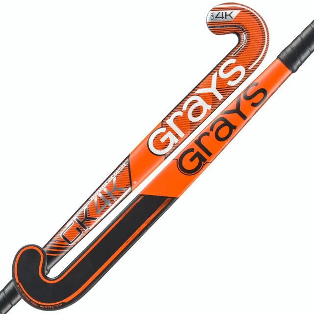 grays-gk-4k-elite-junior-bastone-hockey-portiere-composito-nero-arancione image 1