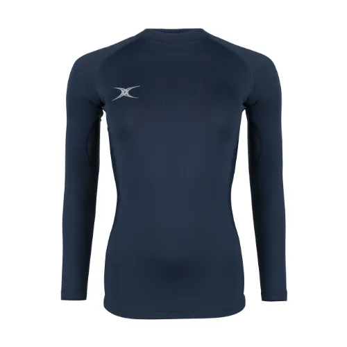 gilbert-rugby-atomic-ii-baselayer-top-donna-blu-navy-nottingham-medics-maglia-te image 1