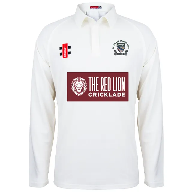 gray-nicolls-matrix-v2-maglia-cricket-manica-lunga-avorio-junior-cricklade-cc image 1