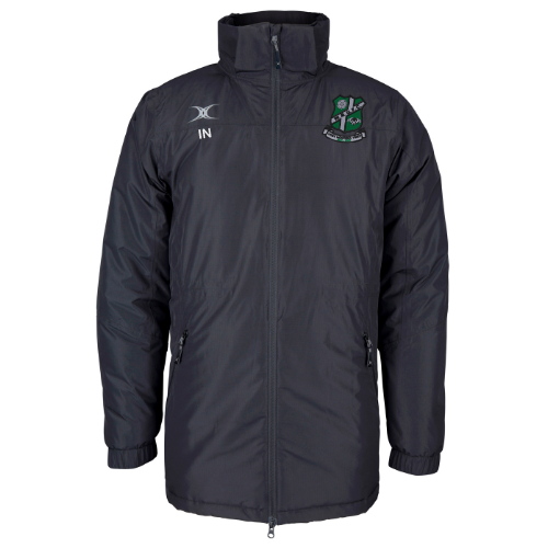 gilbert-rugby-wharfedale-rufc-giacca-all-weather-pro-nero-adulto-con-iniziali image 1