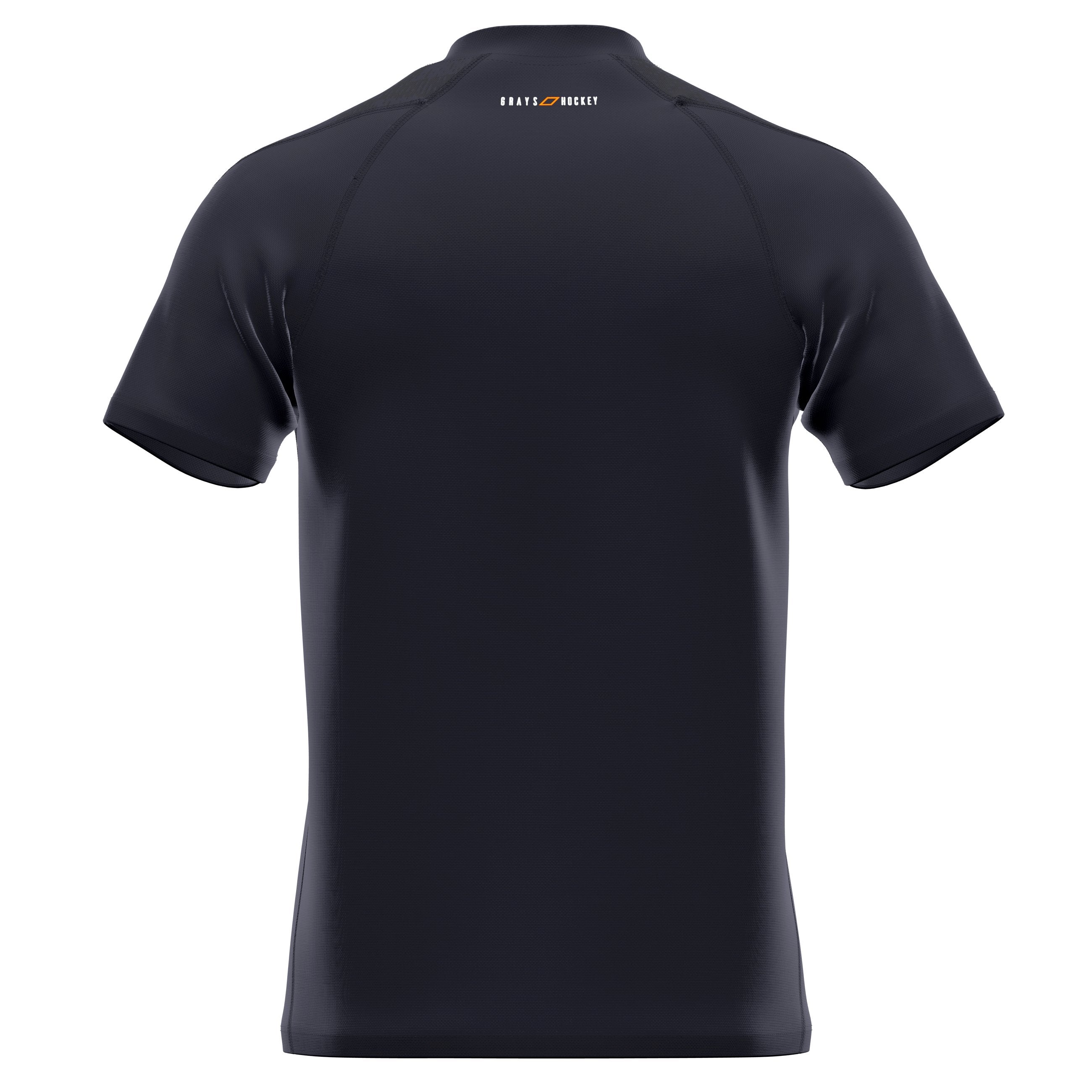 grays-performance-maglia-hockey-uomo-manica-corta-nero image 2
