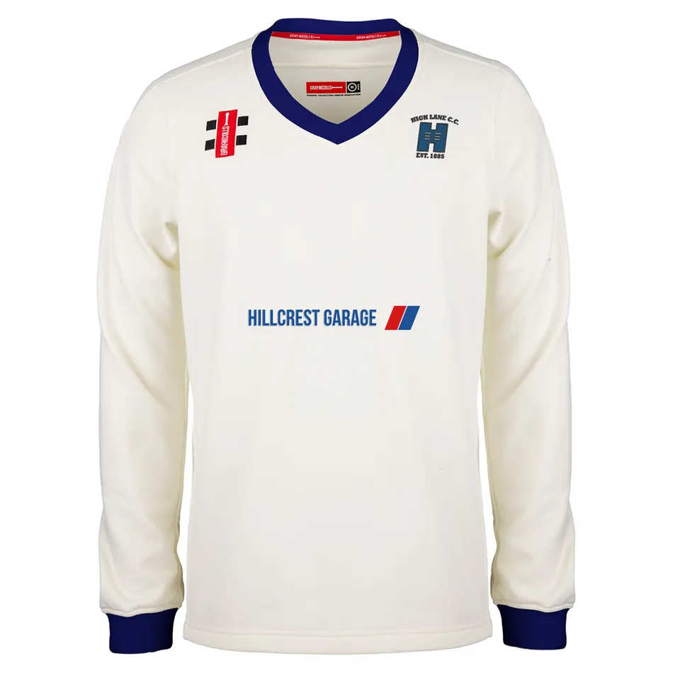 gray-nicolls-high-lane-c-c-adult-pro-performance-maglione-match-avorio-navy image 1