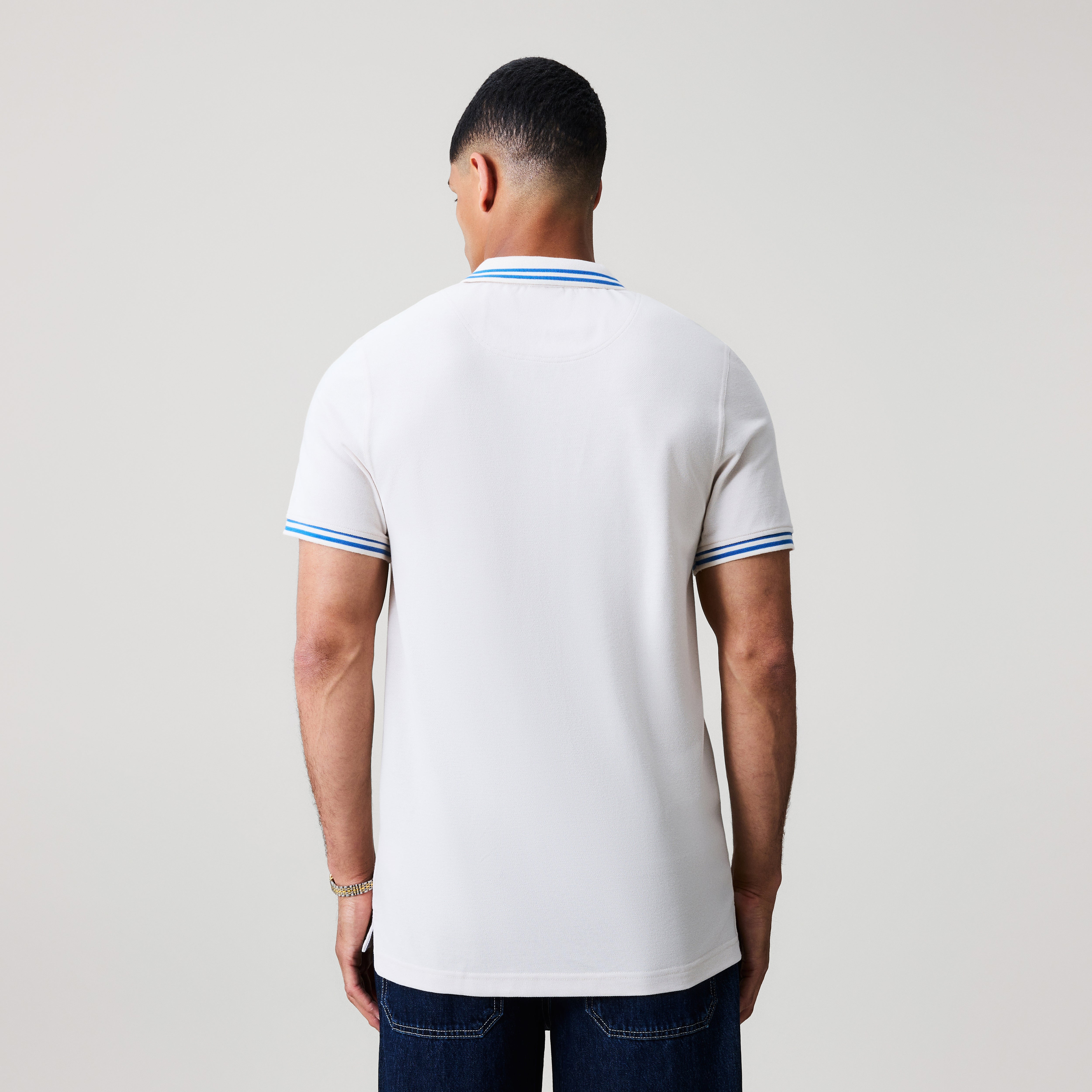canterbury-solid-pique-polo-uomo-grigia-standard-fit image 5