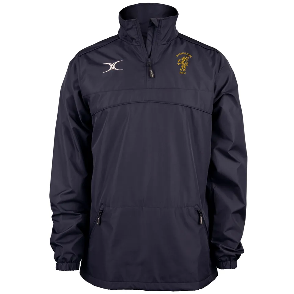 gilbert-rugby-basingstoke-rfc-photon-giacca-1-4-zip-uomo-blu-navy-scuro image 1