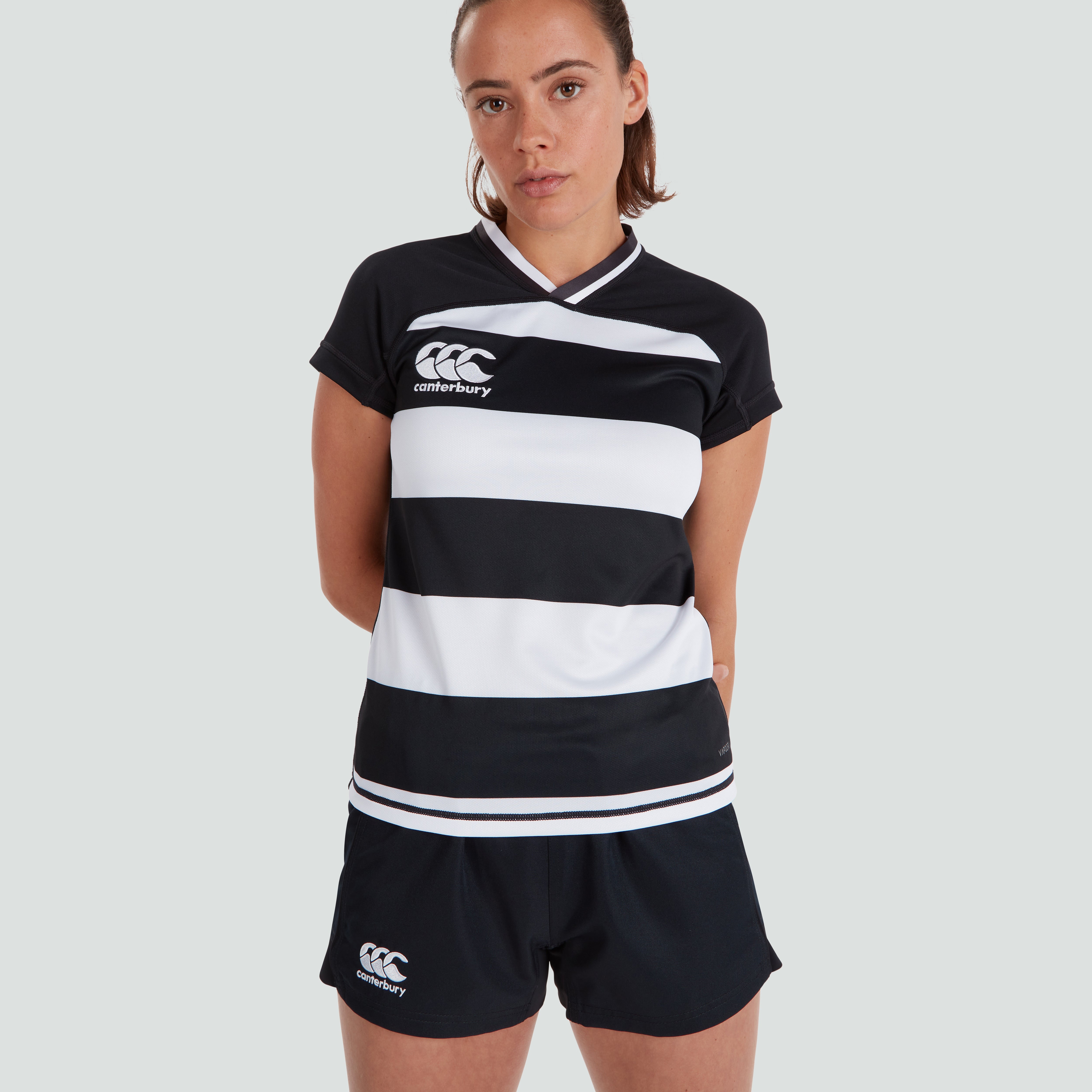 canterbury-vapodri-evader-hooped-jersey-donna-nero image 4