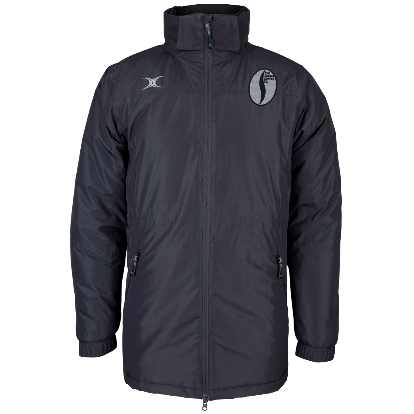 gilbert-rugby-rugga-coffee-senior-giacca-pro-all-weather-nera image 2