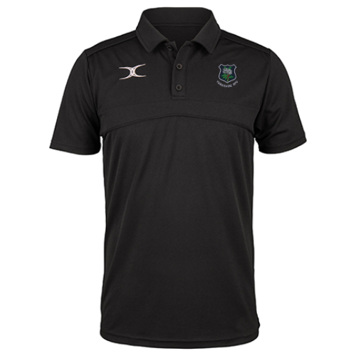 gilbert-rugby-photon-ii-polo-manica-corta-senior-yorkshire-pdg-nero image 1