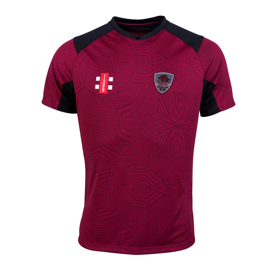 gray-nicolls-pro-performance-v2-maglia-cricket-junior-hounslow-whitton-granata-n image 1