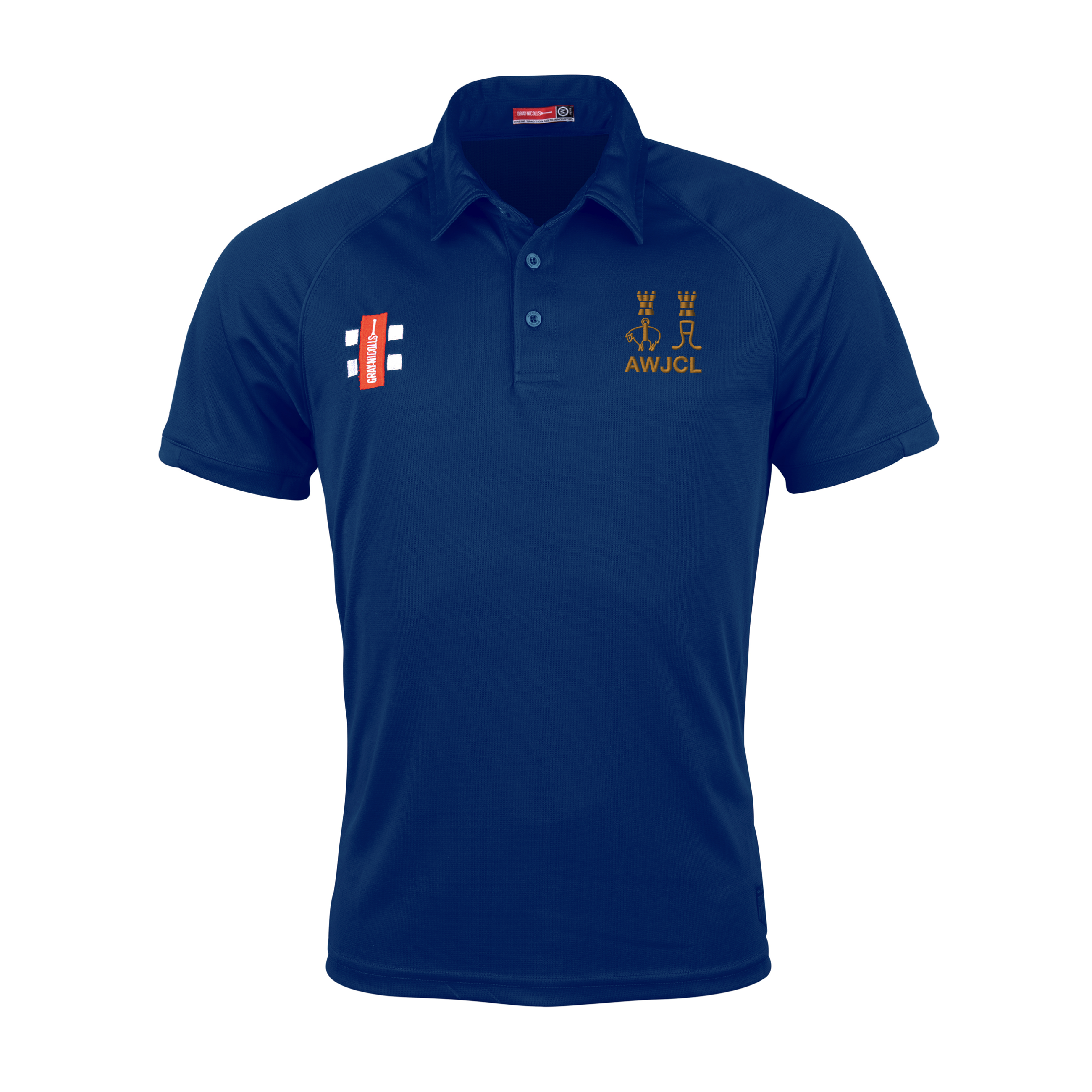 gray-nicolls-aire-wharfe-junior-matrix-v2-polo-manica-corta-navy image 1