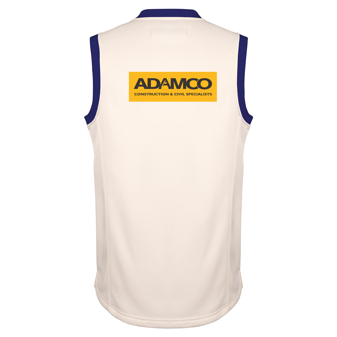 gray-nicolls-cleckheaton-cc-junior-gilet-pro-performance-match-avorio-navy image 2