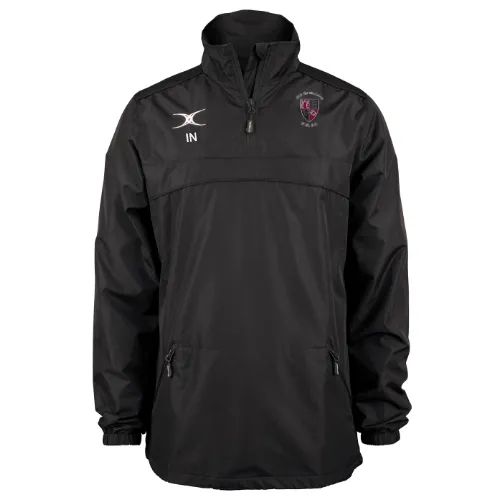 gilbert-rugby-old-brodleians-rufc-bambino-giacca-1-4-zip-photon-con-iniziali image 1