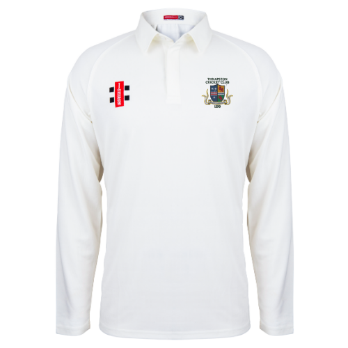 gray-nicolls-matrix-v2-thrapston-cricket-club-maglia-cricket-manica-lunga-avorio image 1