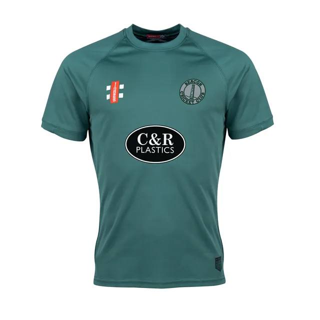 gray-nicolls-beacon-cc-t-shirt-matrix-v2-manica-corta-senior-verde-donna image 1