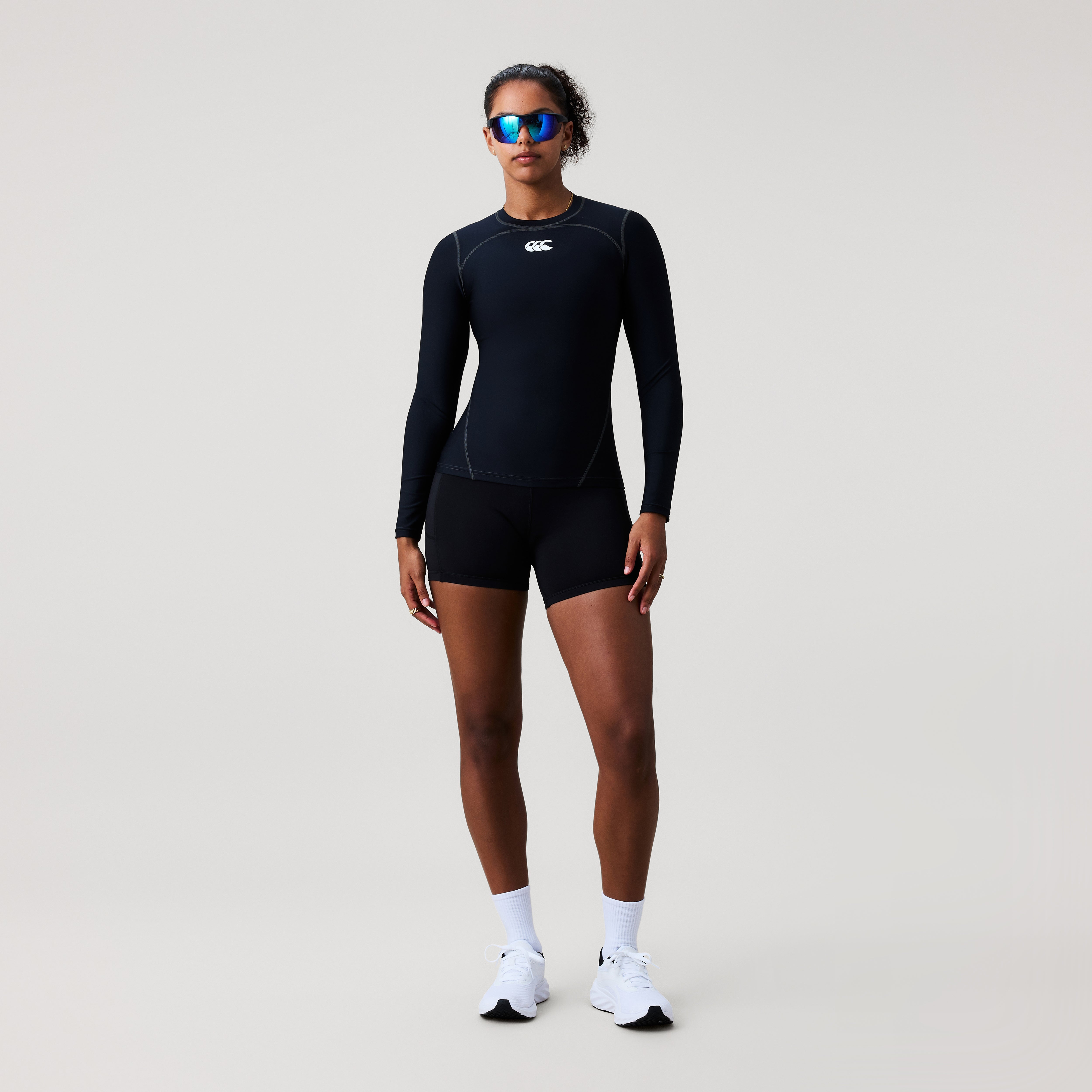 canterbury-baselayer-top-donna-manica-lunga-nero image 2