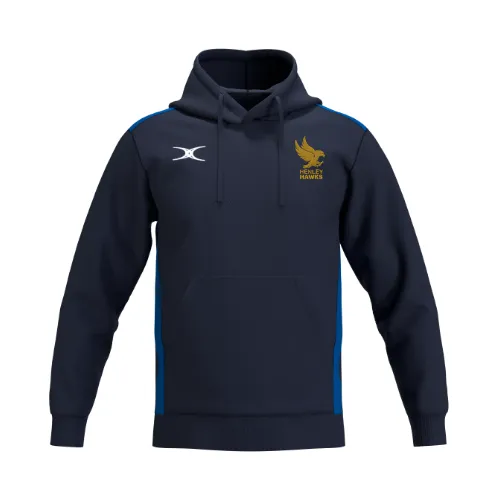 gilbert-rugby-henley-hawks-junior-felpa-con-cappuccio-atom-blu-navy-royal image 1
