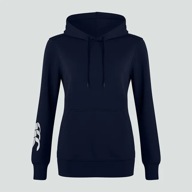 canterbury-felpa-con-cappuccio-club-donna-blu-navy image 1