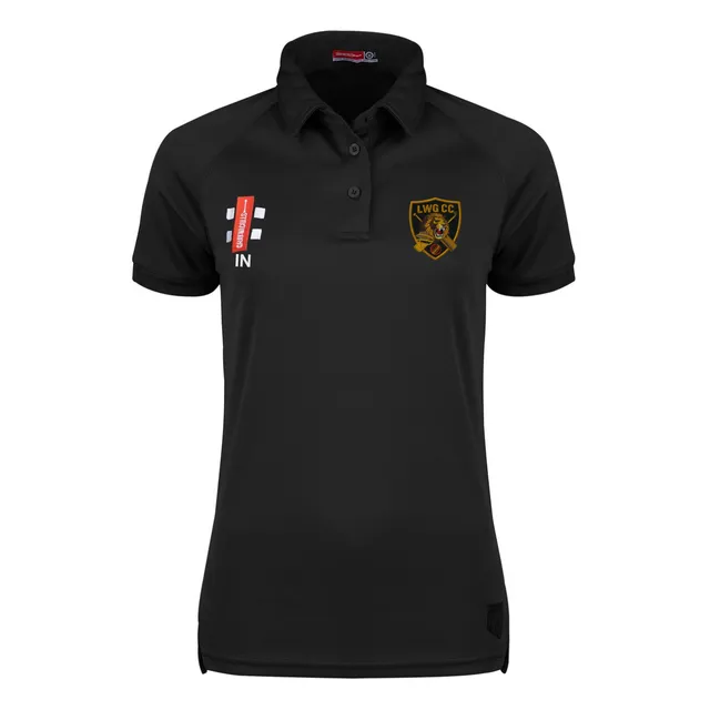 gray-nicolls-matrix-v2-polo-s-s-donna-luton-women-girls-cc-coach-nera image 1