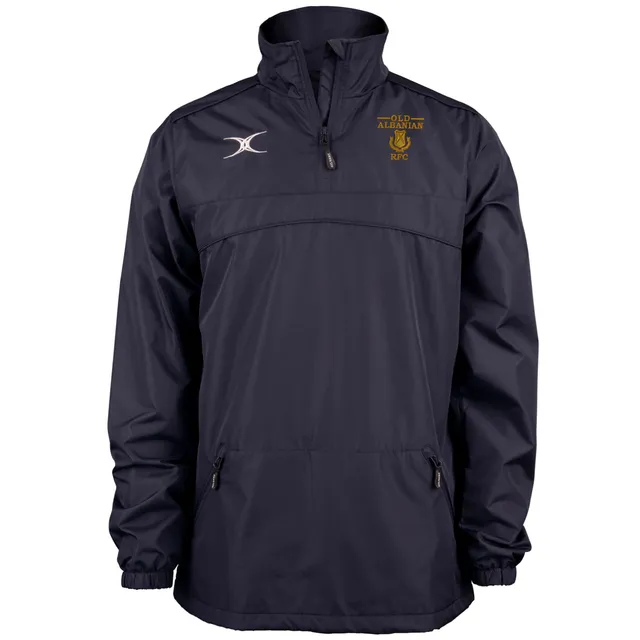 gilbert-rugby-old-albanians-rfc-junior-giacca-con-zip-1-4-photon-blu-navy-scuro image 1