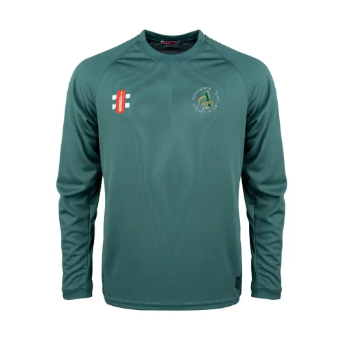 gray-nicolls-matrix-v2-maglia-manica-lunga-junior-atherstone-cc-verde image 1