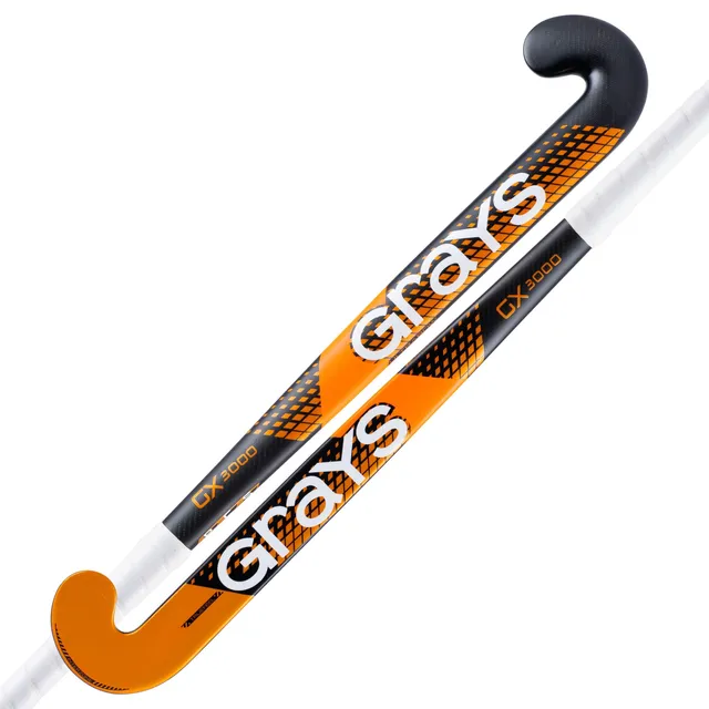 grays-gx3000-ultrabow-bastone-hockey-junior-composito-nero-arancio image 1