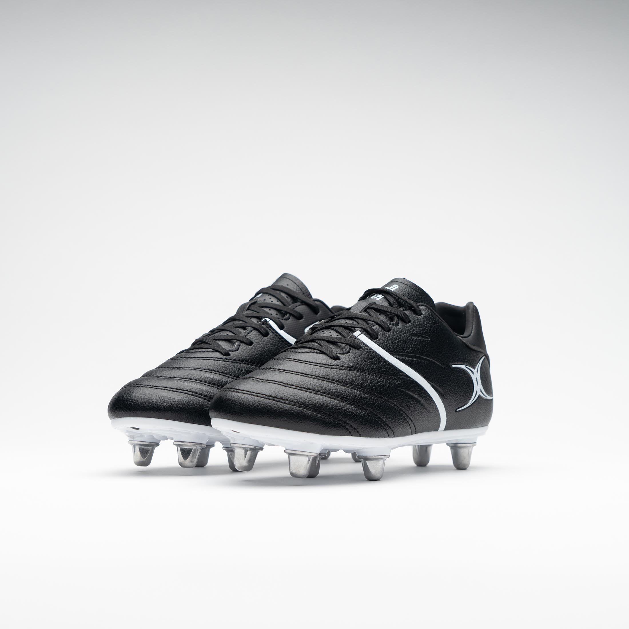 gilbert-rugby-sidestep-x20-power-6s-scarpe-rugby-junior-nero-verde-fluo image 3