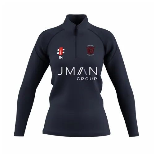 gray-nicolls-beckenham-cc-donna-gts-pile-1-4-zip-navy image 1