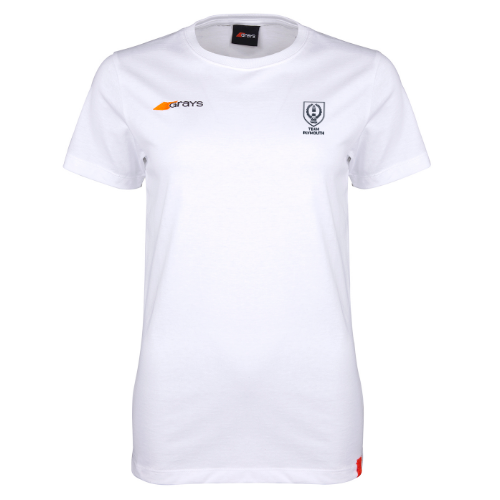 grays-plymouth-hc-tangent-tee-donna-bianca-maglietta-cotone-bio-adulto image 1