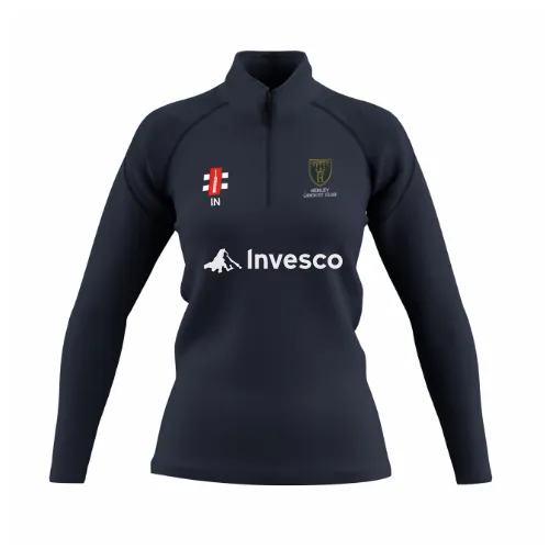 gray-nicolls-henley-cc-pile-gts-1-4-zip-donna-dark-navy image 1
