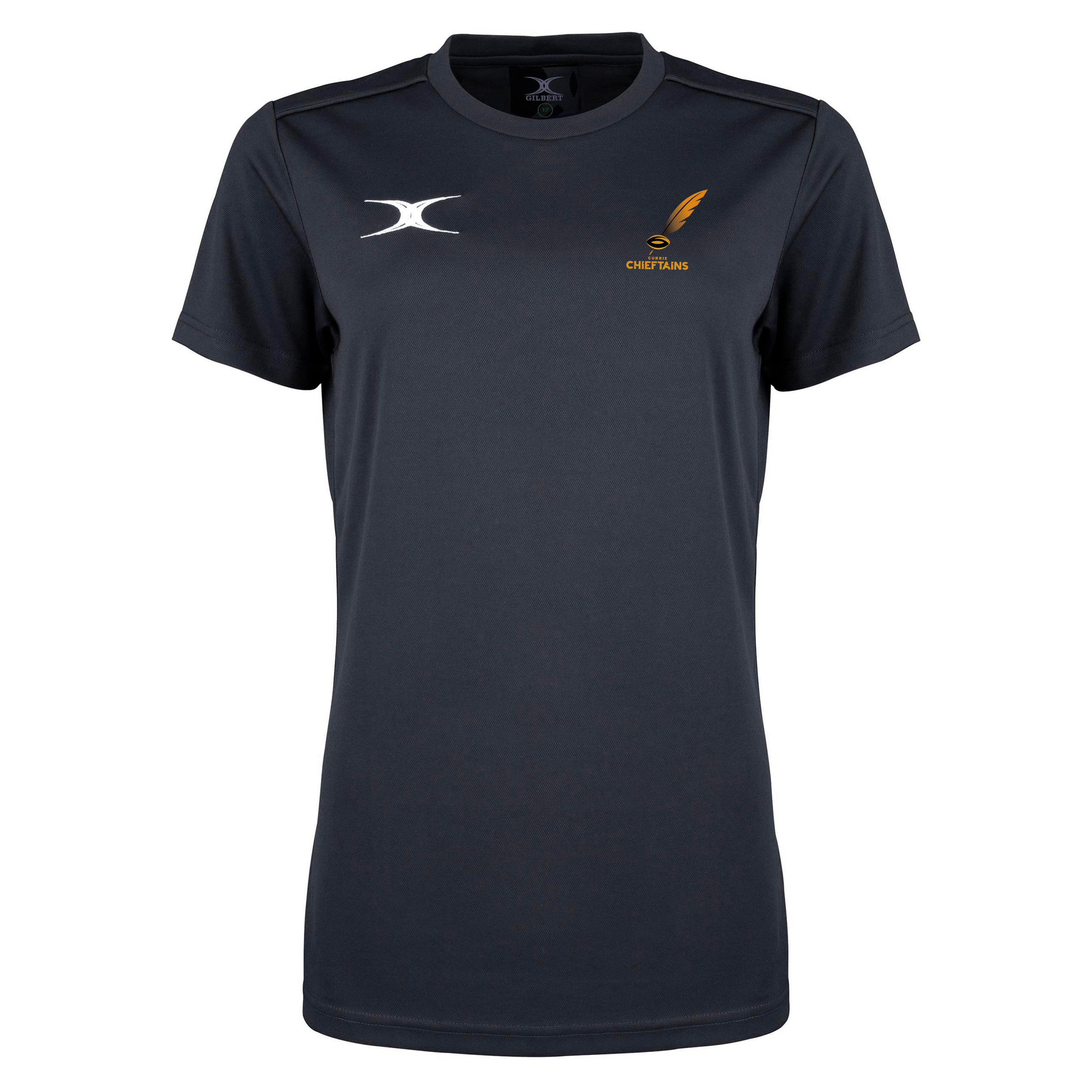 gilbert-rugby-currie-chieftains-uomo-t-shirt-photon-ii-manica-corta-nera image 1