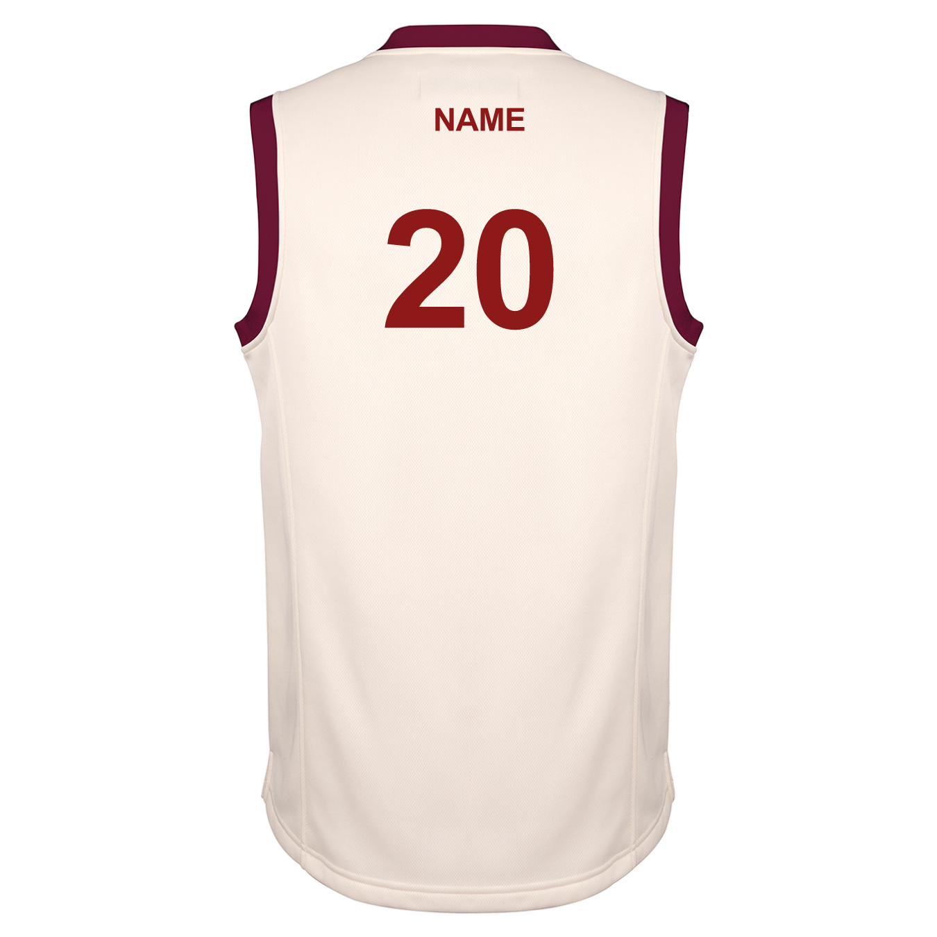gray-nicolls-crs-cardinals-cc-senior-ivory-maroon-pro-performance-slipover-da-cr image 2