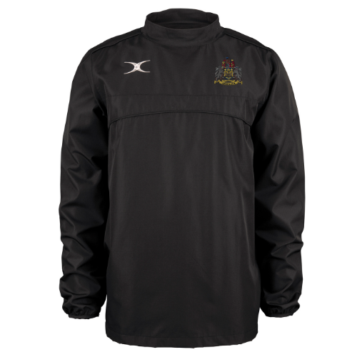 gilbert-rugby-photon-giacca-riscaldamento-uomo-adulto-nero-newcastle-staffs-rufc image 1