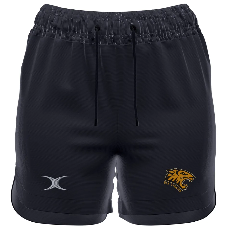 gilbert-rugby-ely-tigers-rfc-donna-shorts-gts-nero image 1