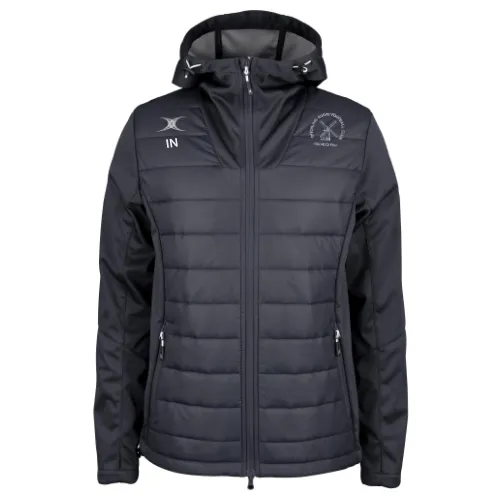 gilbert-rugby-ditchling-rfc-adulto-giacca-full-zip-pro-active-nera-senior image 1