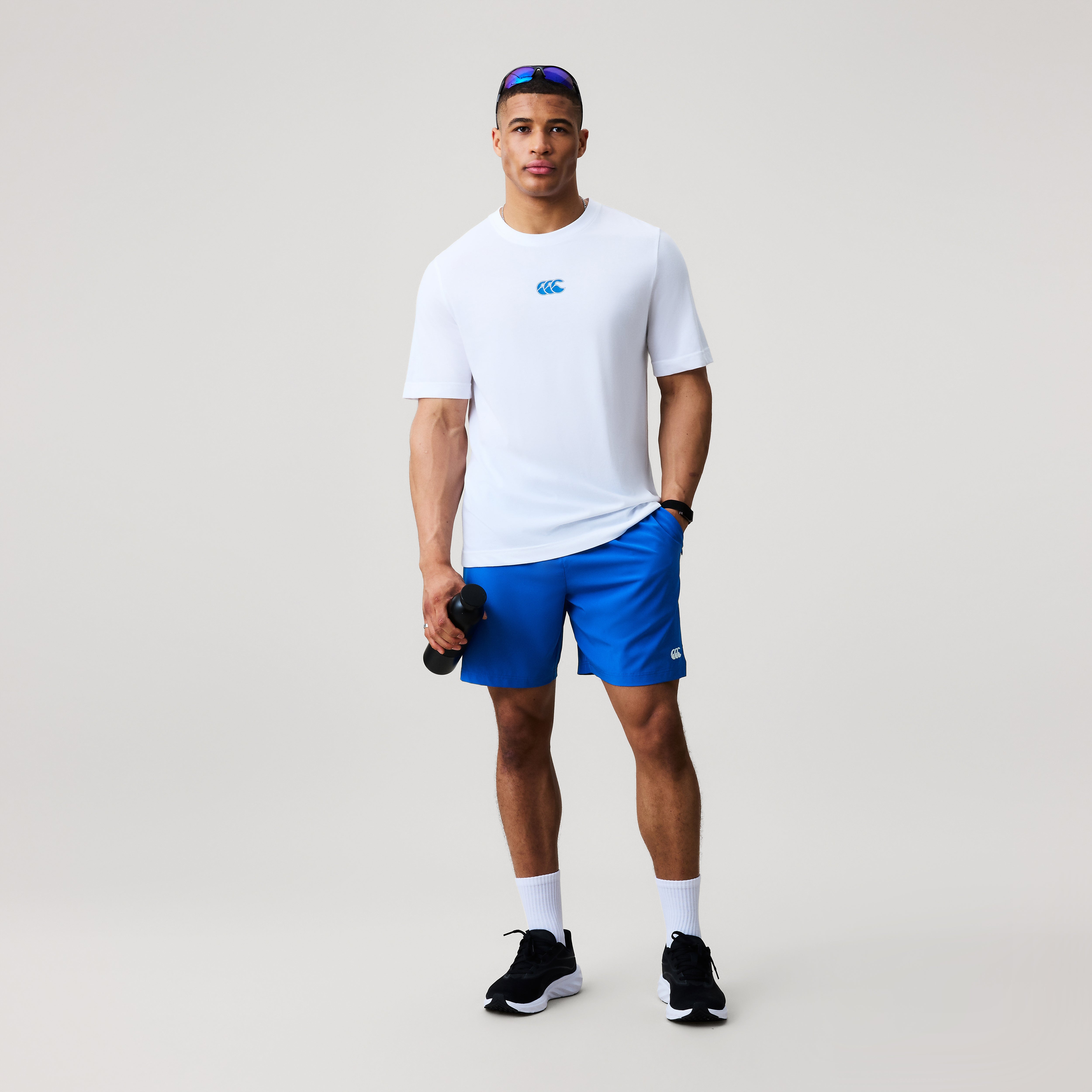 canterbury-tempo-t-shirt-training-uomo-bianca image 2