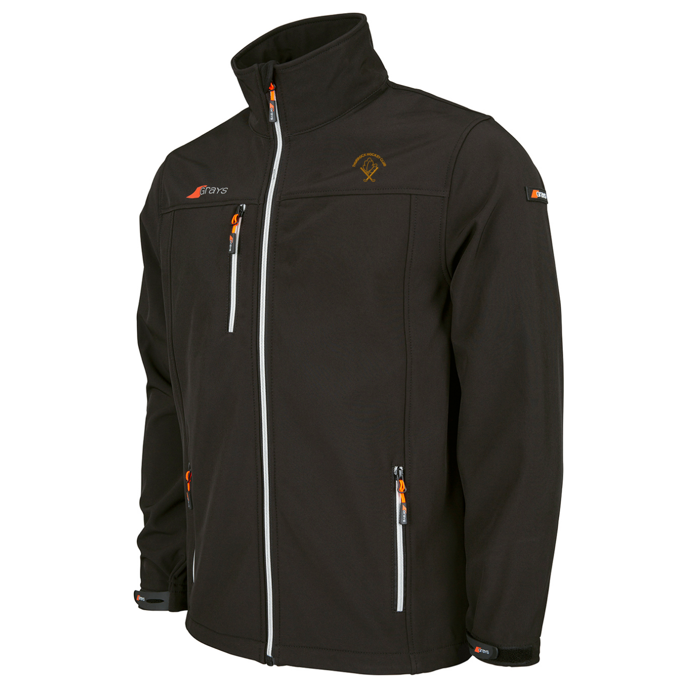 grays-thurrock-h-c-radius-giacca-soft-shell-uomo-senior-nero image 1