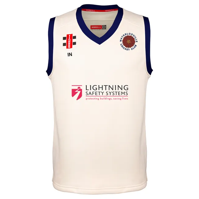 gray-nicolls-pro-performance-gilet-cricket-junior-avorio-navy-waterlooville image 1